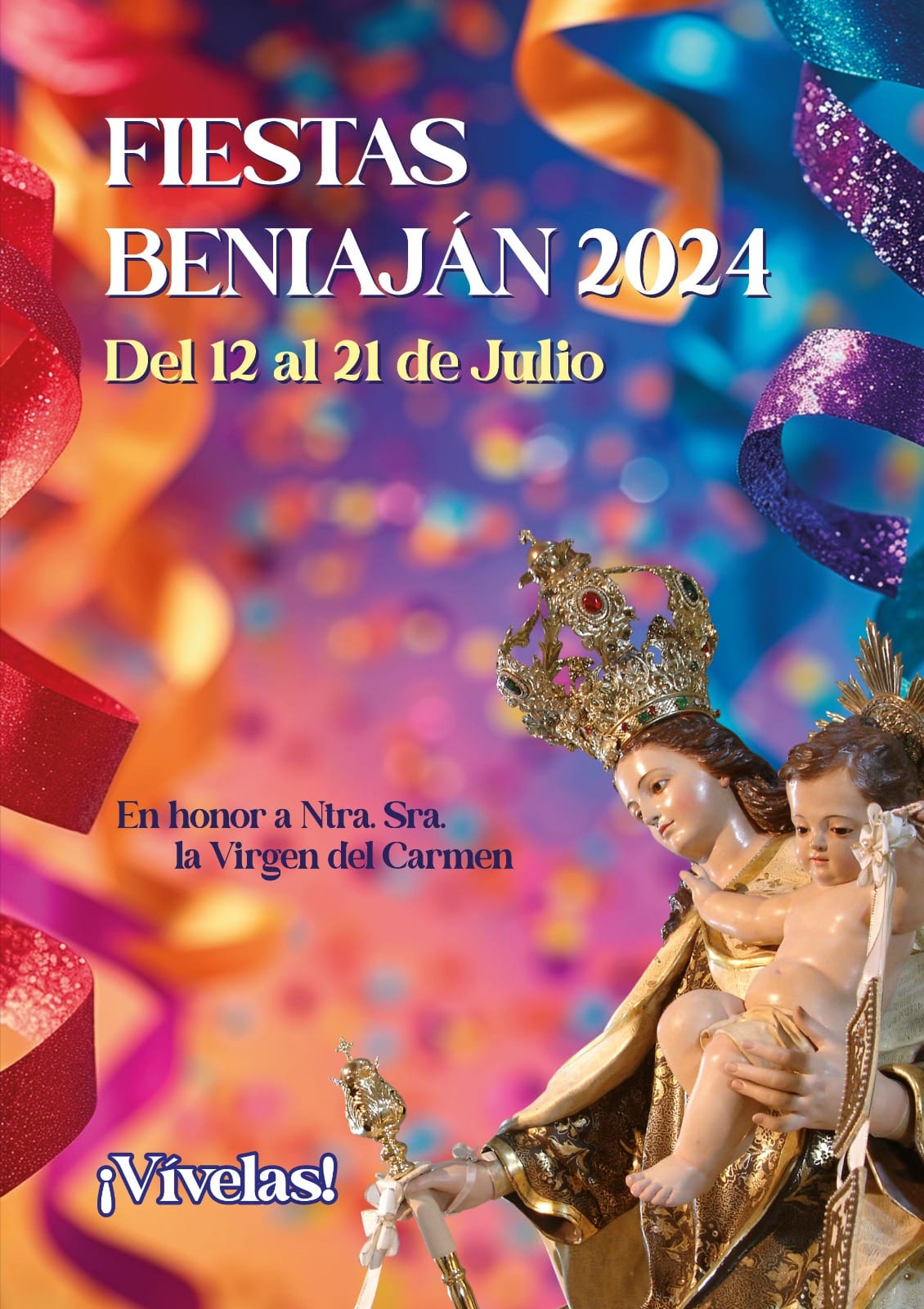 Fiestas patronales en honor a Nuestra Señora del Carmen 2024 Beniaján